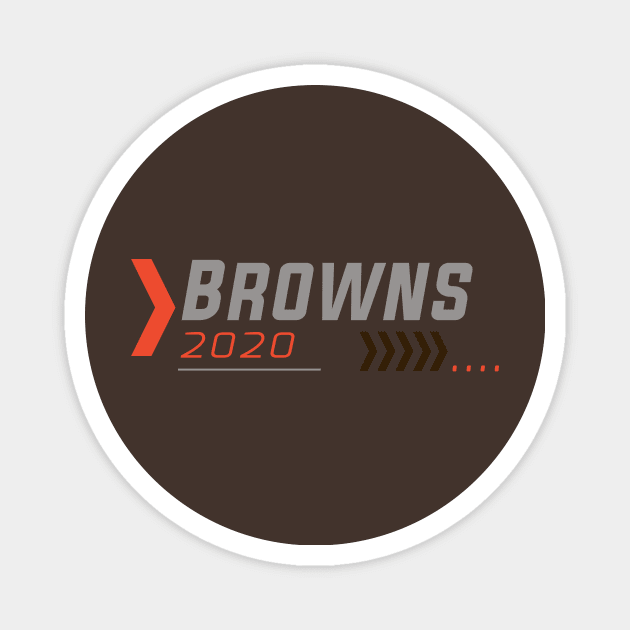 Browns Football Team Magnet by igzine